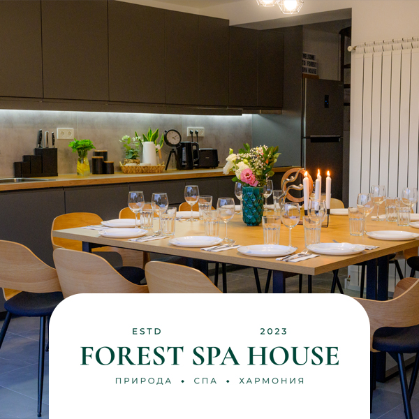 Forest Spa House — уеб сайт, изработен от Da Studio